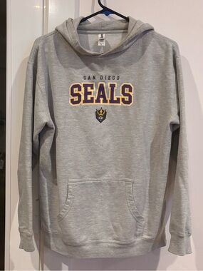 San Diego Seals Gray Hooded Sweatshirt